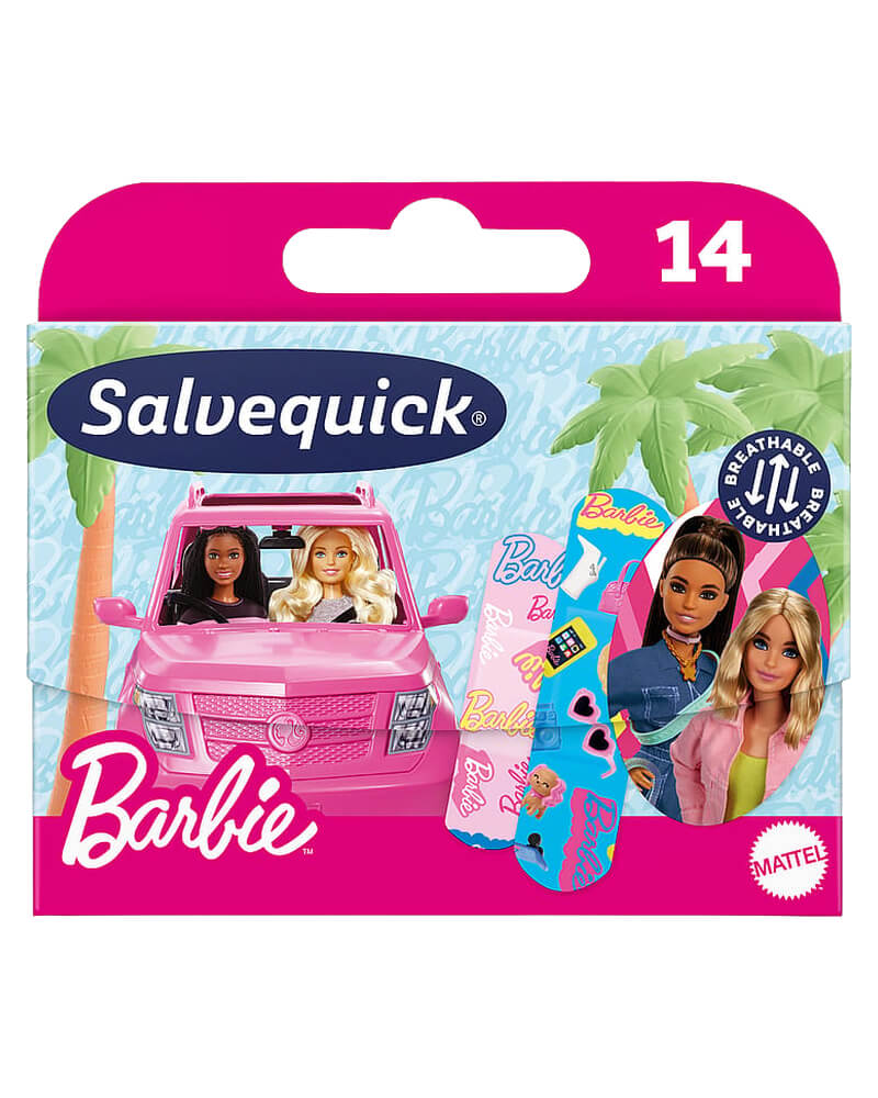 SALVEQUICK Bandager til børn - Barbie 1 pakke -14 stykker