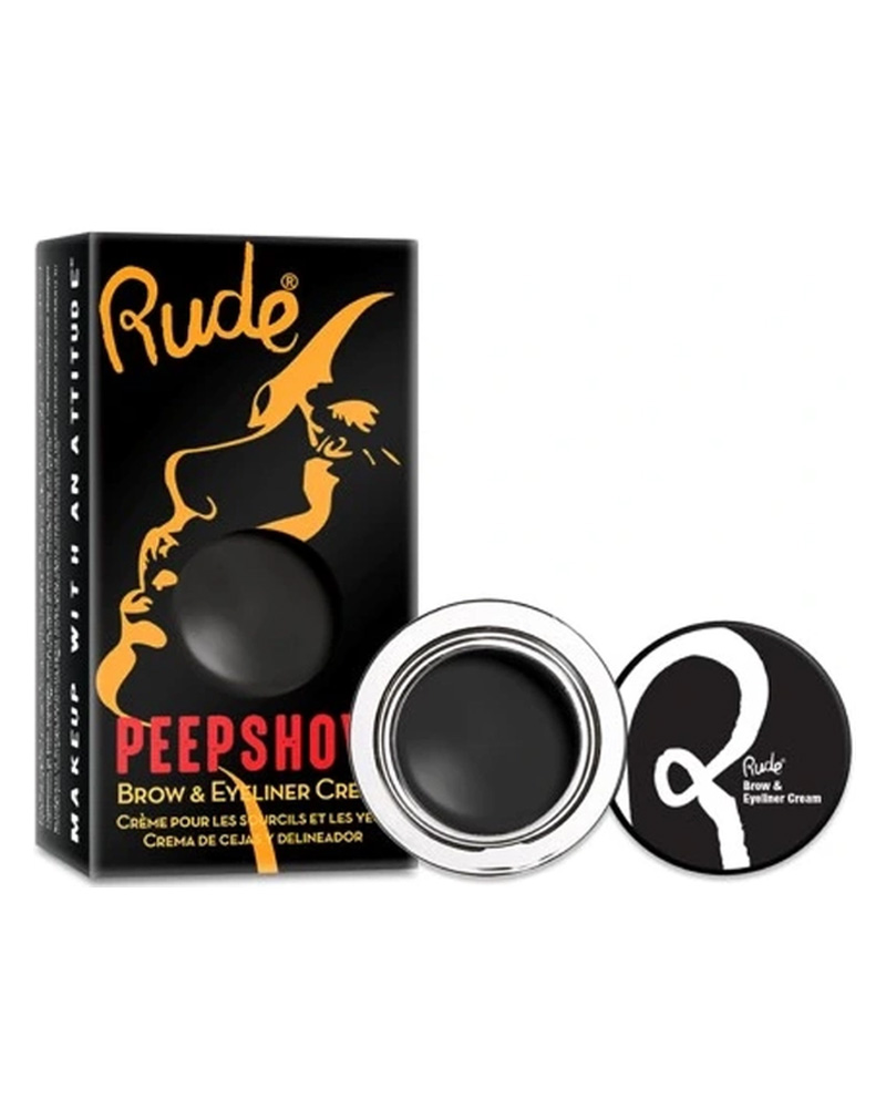 Rude Cosmetics Peep Show Brow & Eyeliner Cream Dark Side 88038 (U) 3 g billede