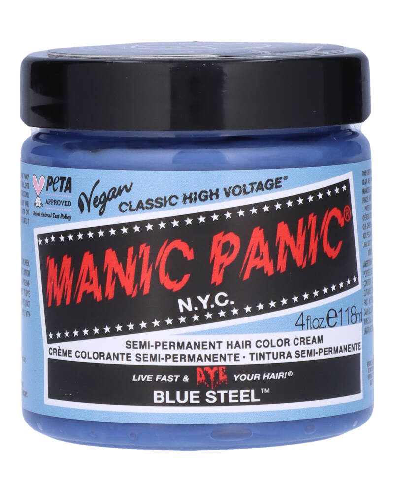 Manic Panic Semi-Permanent Color Cream Blue Steel 118 ml billede
