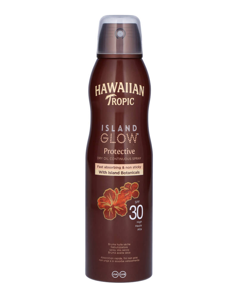 Hawaiian Tropic Island Glow Protective Dry Oil Spray SPF 30 177 ml