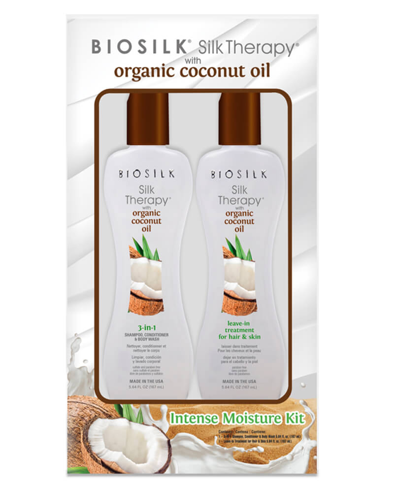 Biosilk Silk Therapy Organic Coconut Oil Kit (U) 167 ml 2 stk.