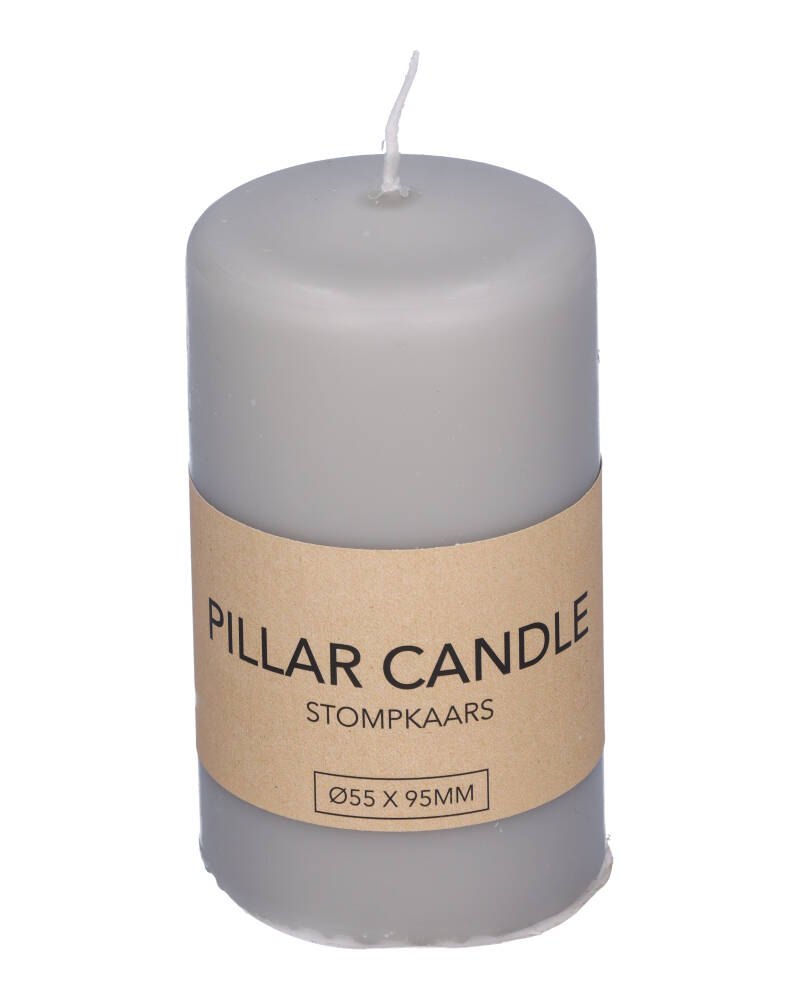 Excellent Houseware Bloklys Grå 55 x 95 mm