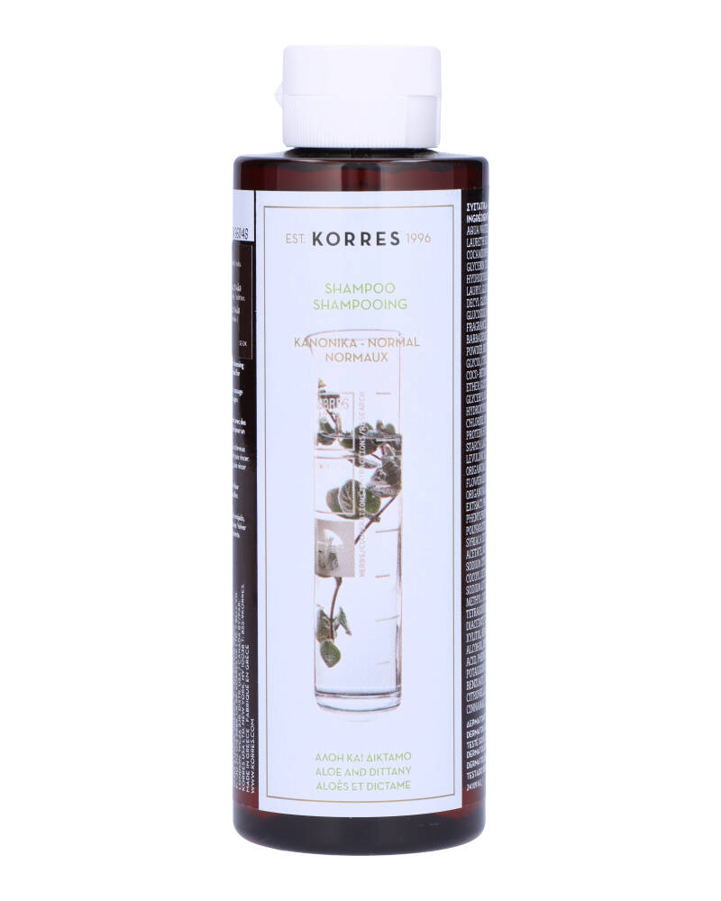 KORRES Aloe + Dittany Shampoo For Normal Hair 250 ml billede