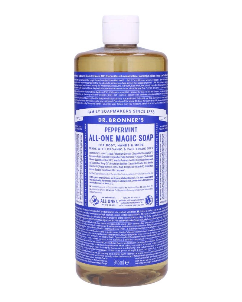 Dr. Bronner's Pure-Castile Soap Peppermint 945 ml billede