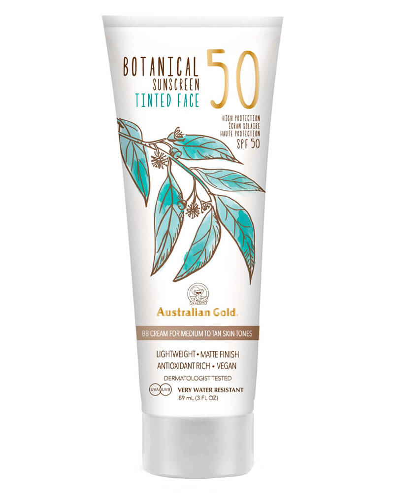 Billede af Australian Gold Botanical Sunscreen BB Cream Medium Tan SPF 50 89 ml