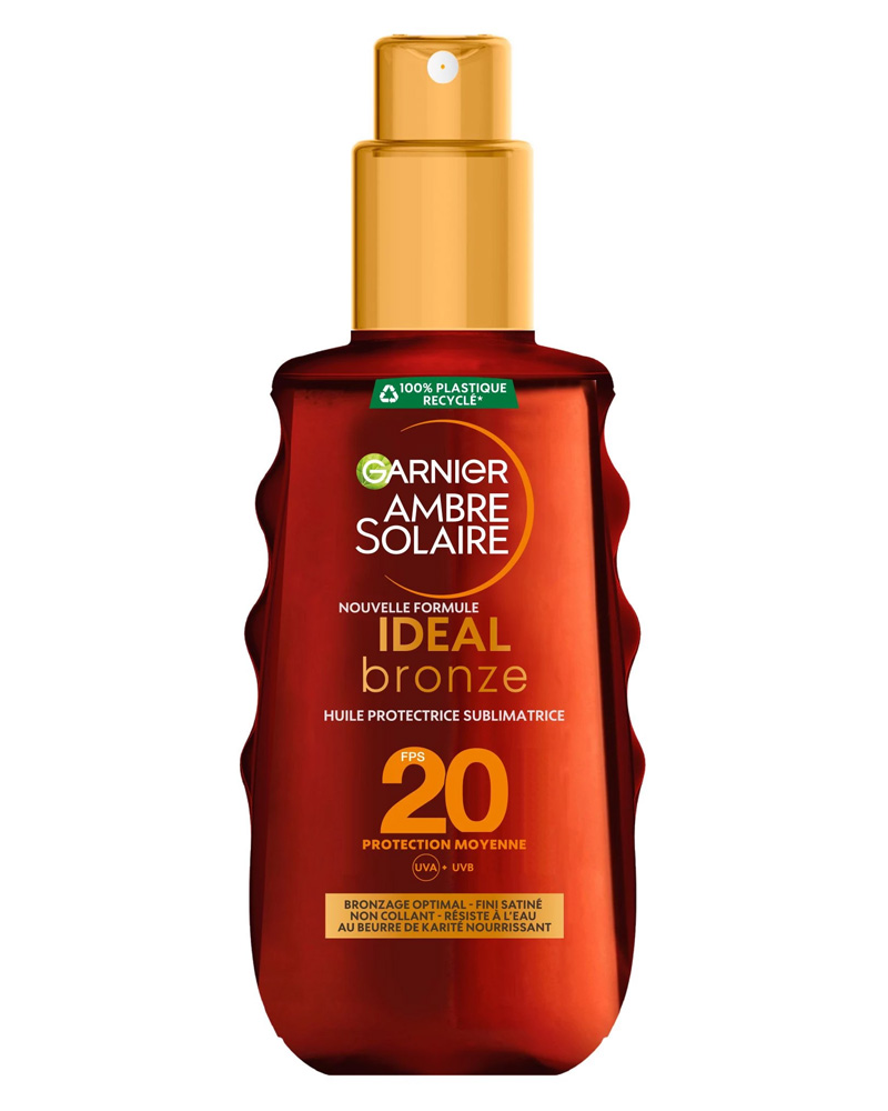 Garnier Ambre Solaire Ideal Bronze Tan Enhancing Protection Oil SPF20 150 ml