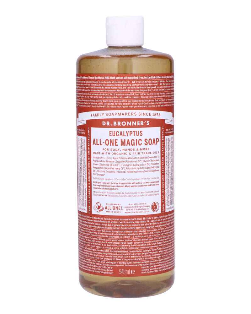 Dr. Bronner's Pure-Castile Soap Eucalyptus 945 ml billede