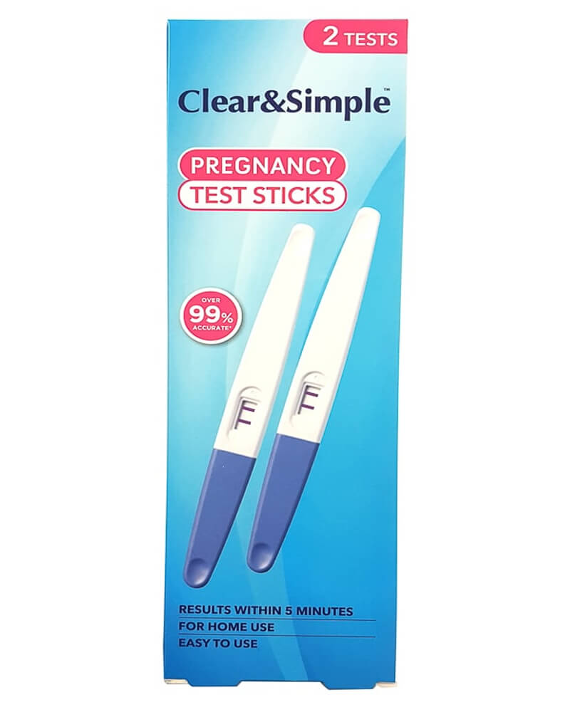 Clear & Simple Pregnancy Test Sticks