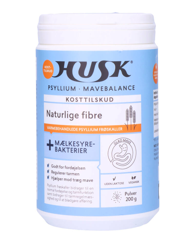 Husk® Psyllium Mavebalance + Mælkesyrebakterier - Pulver 150 g billede