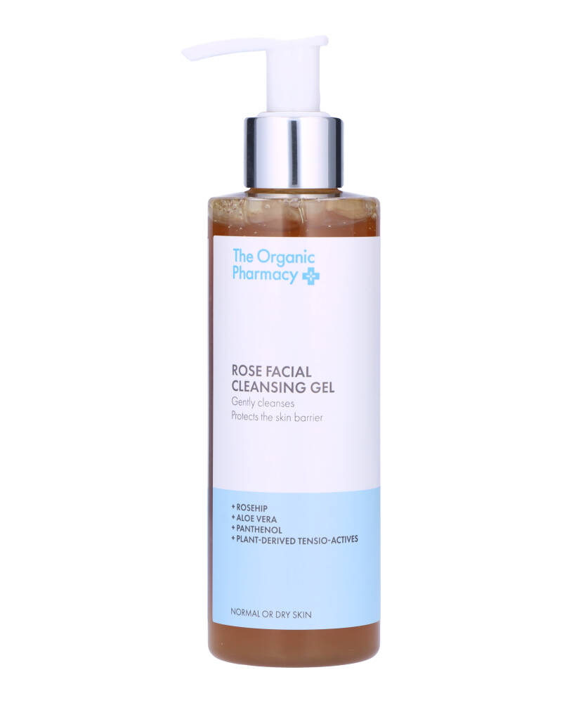 The Organic Pharmacy Rose Facial Cleansing Gel, 200ml.