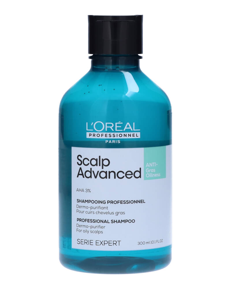 Loreal Scalp Advanced Anti-Oiliness Dermo-Purifier Shampoo 300 ml billede