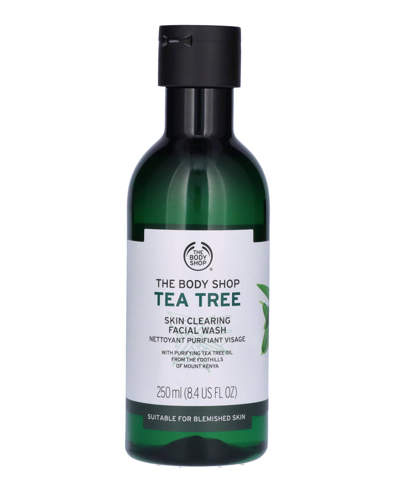 the body shop tea tree skin clearing facial wash 250 ml