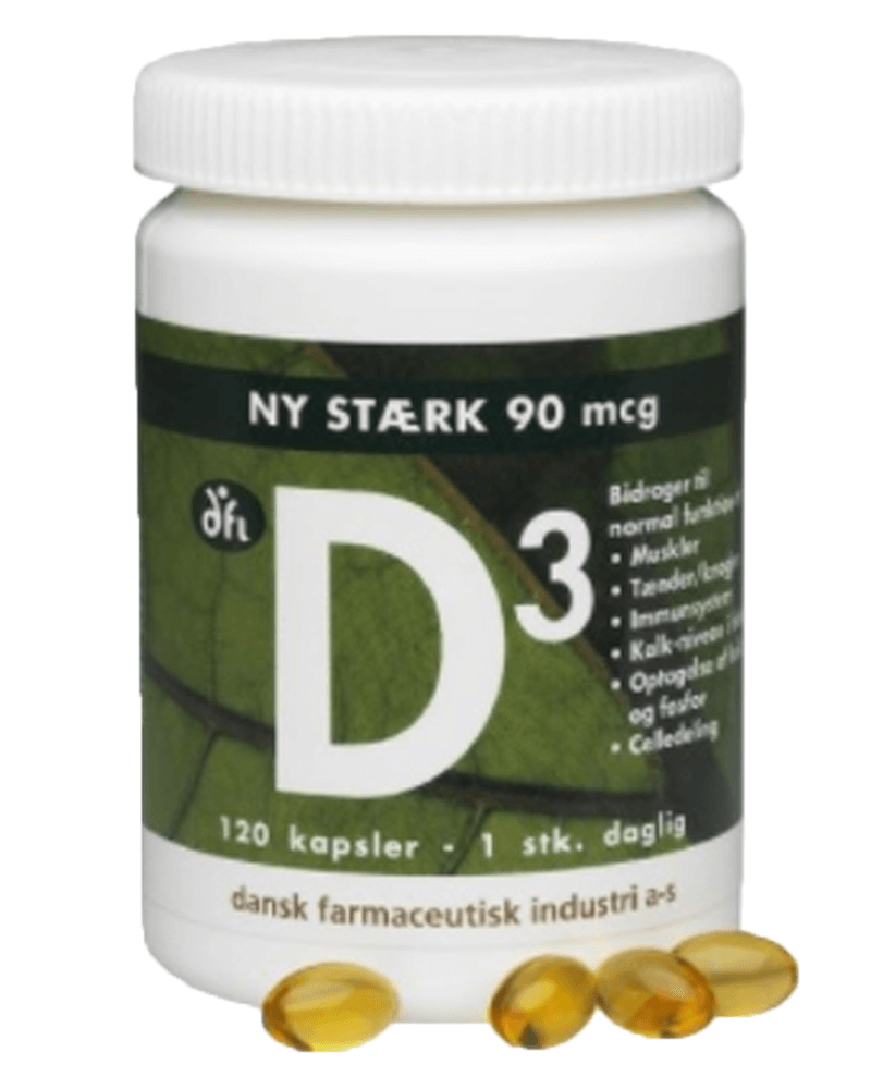 Berthelsen Naturprodukter - D3 90mcg   120 stk. billede