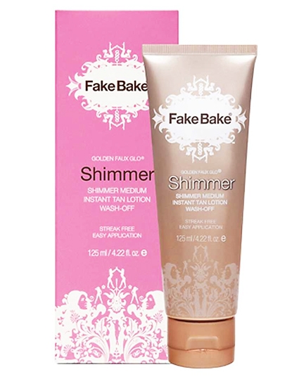 Billede af Fake Bake Shimmer, Shimmer Medium Instant Tan Lotion 125 ml