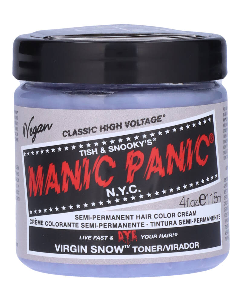 Manic Panic Semi-Permanent Color Cream Virgin Snow Toner/Virador 118 ml