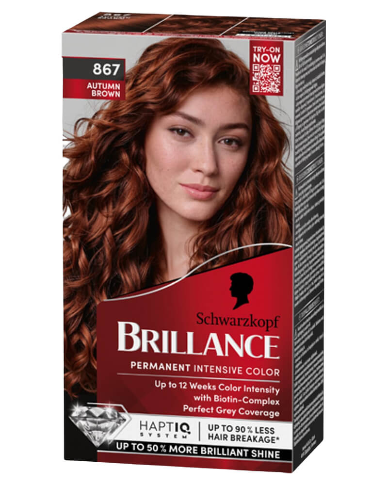 Schwarzkopf Brillance 867 Autumn Brown (W) 160 ml billede