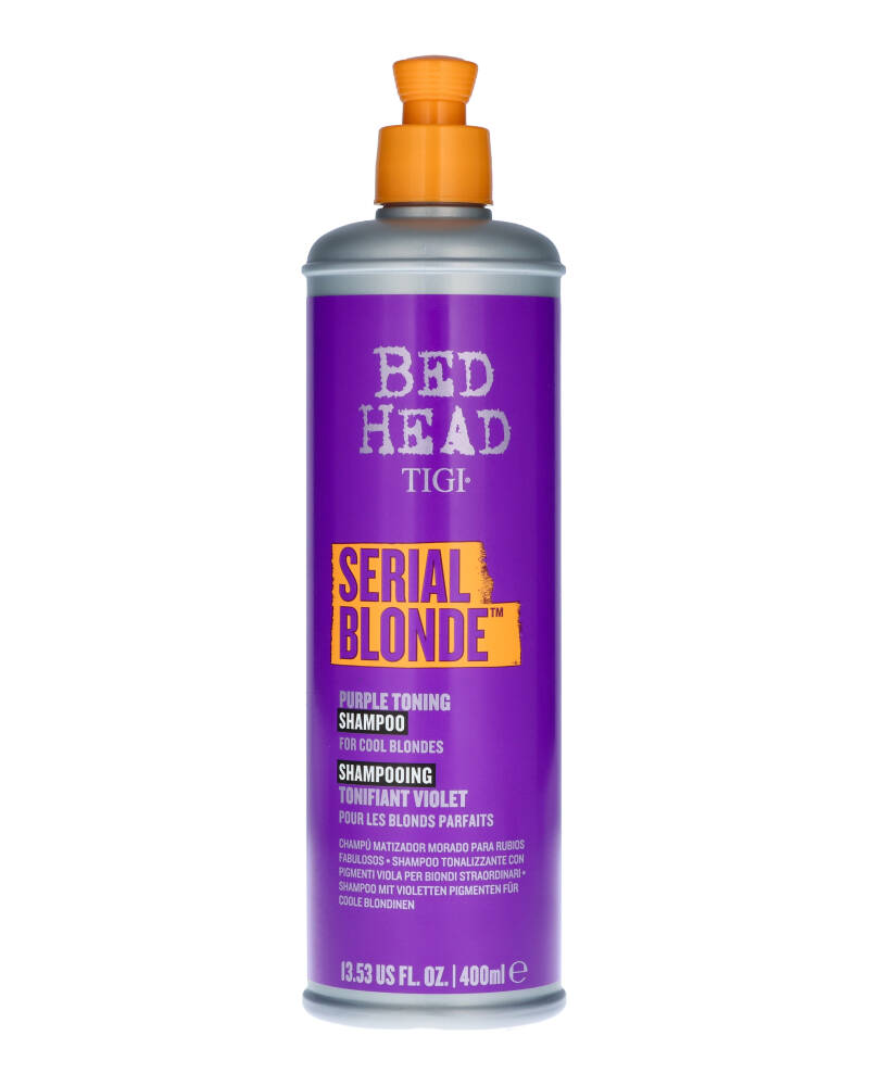 TIGI Bed Head Serial Blonde Purple Toning Shampoo 400 ml billede