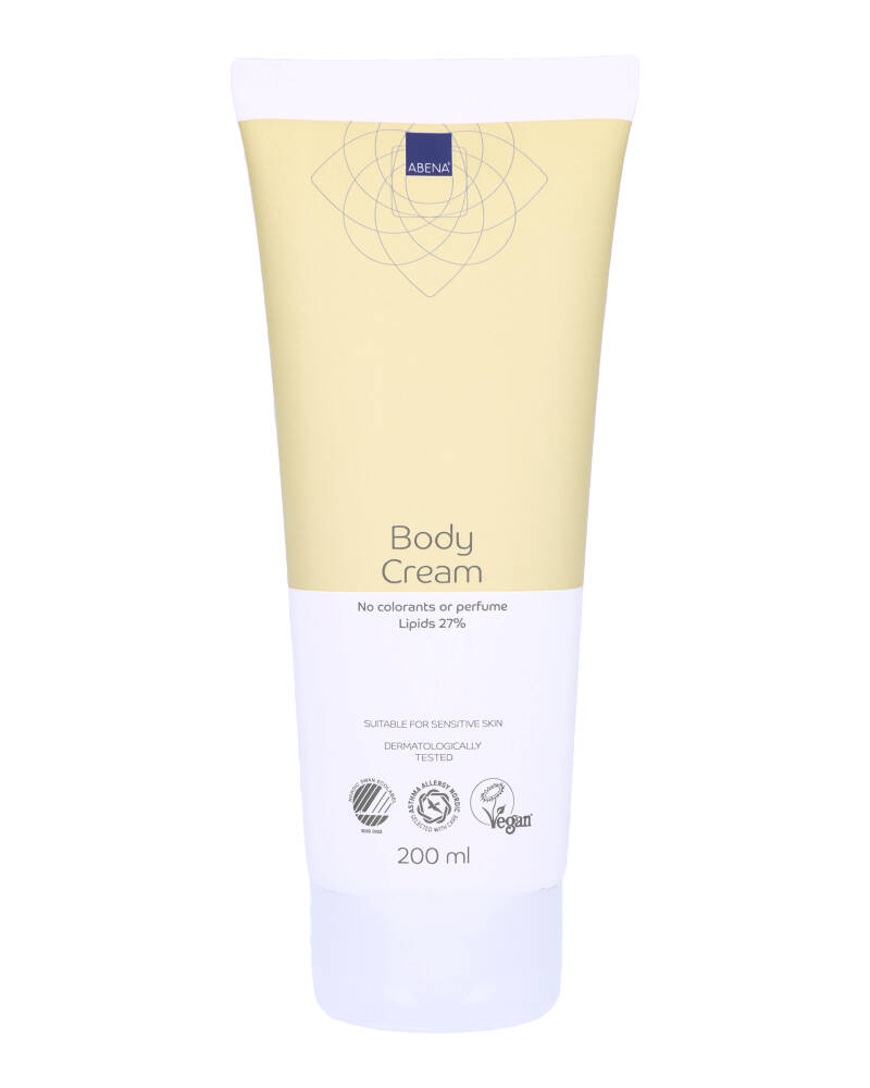 Hudplejecreme, ABENA, 200 ml, uden farve og parfume, 25% - (6 stk.)