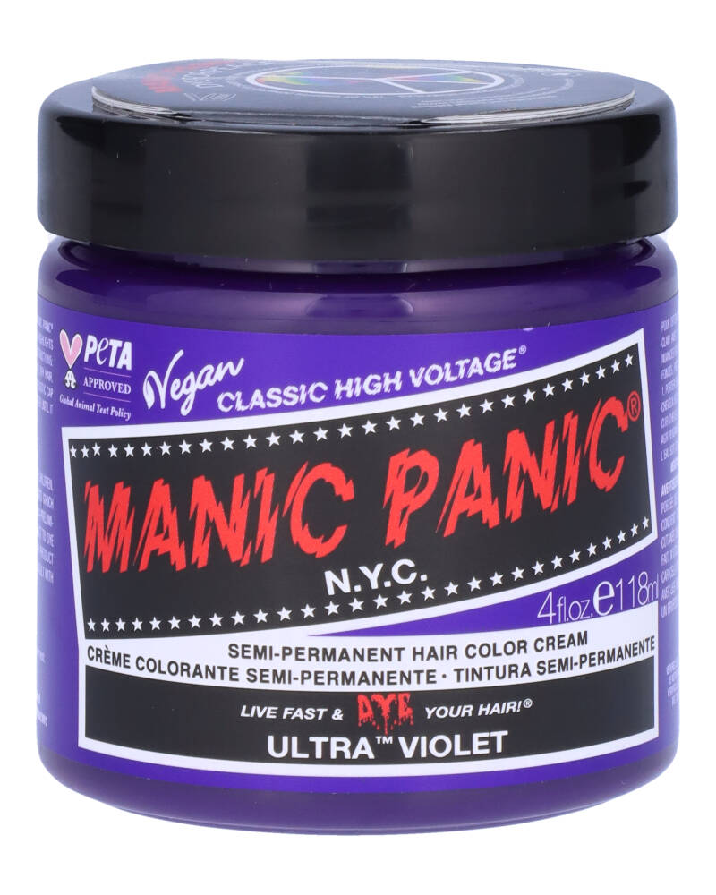 Manic Panic Semi-Permanent Color Cream Ultra Violet 118 ml billede