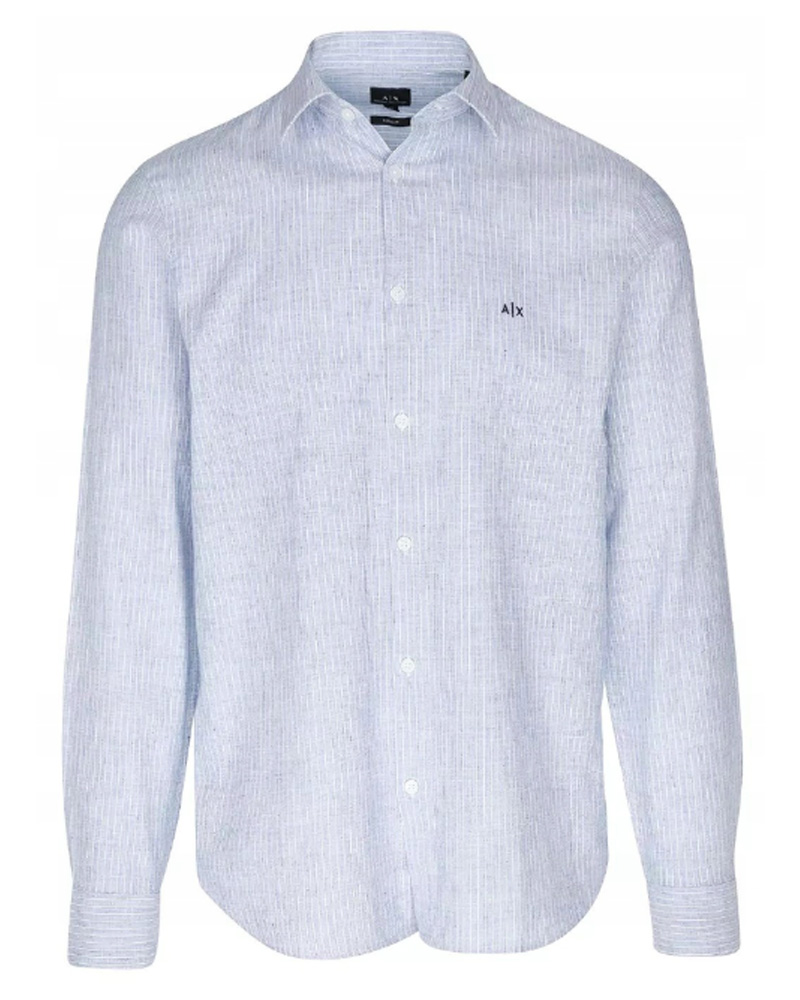 Armani Exchange Regular Fit Shirt Blå Str. L
