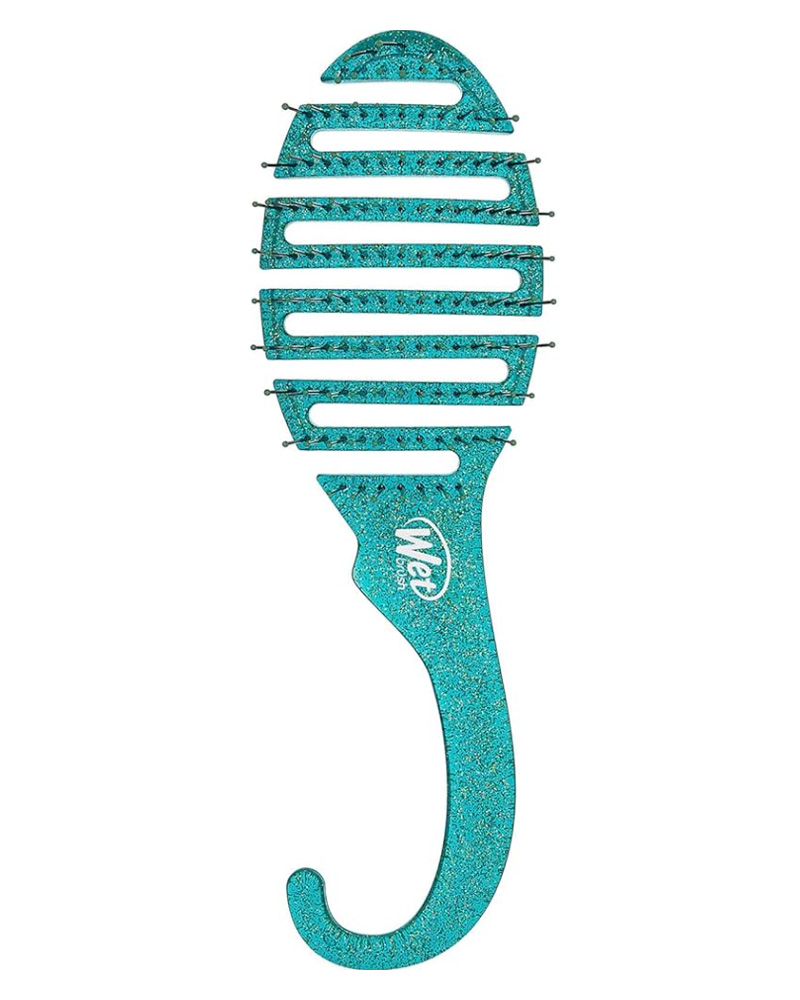 Wet Brush Shower Detangler kartáč na vlasy Teal Glitter
