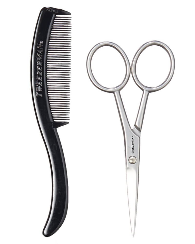 Tweezerman G.E.A.R Moustache Scissors With Comb