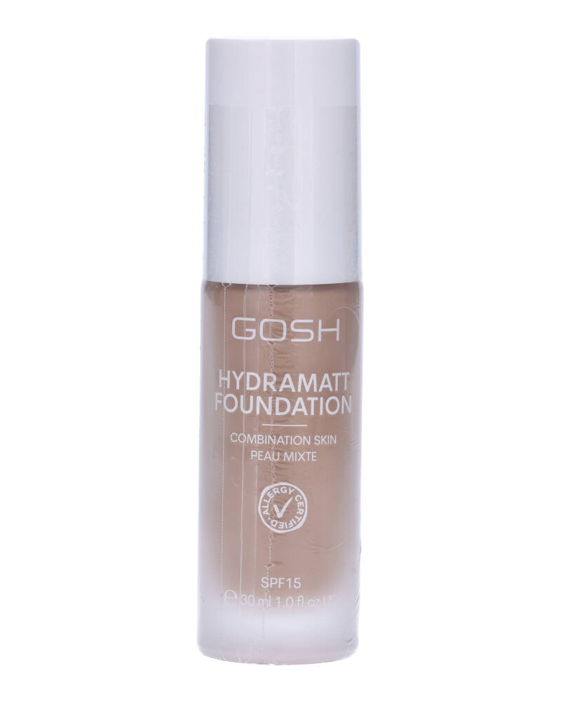 Gosh Hydramatt Foundation Combination Skin Peau Mixte 012N Medium Dark 30 ml