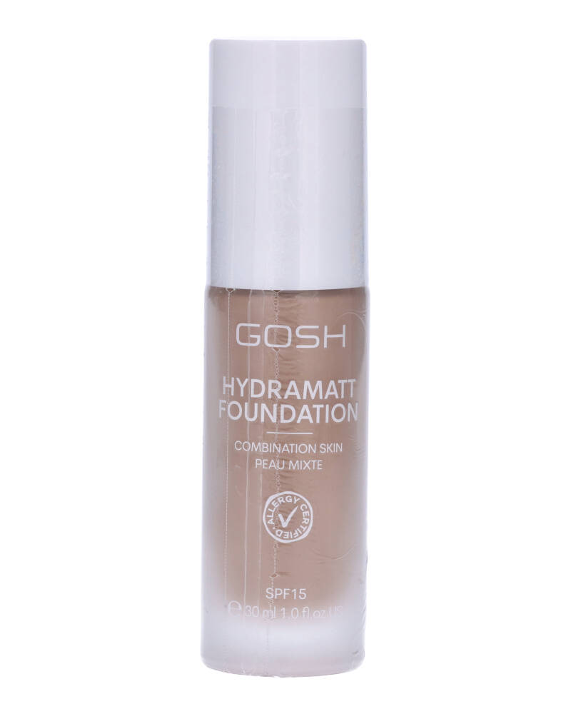 Gosh Hydramatt Foundation Combination Skin Peau Mixte 012N Medium Dark 30 ml billede