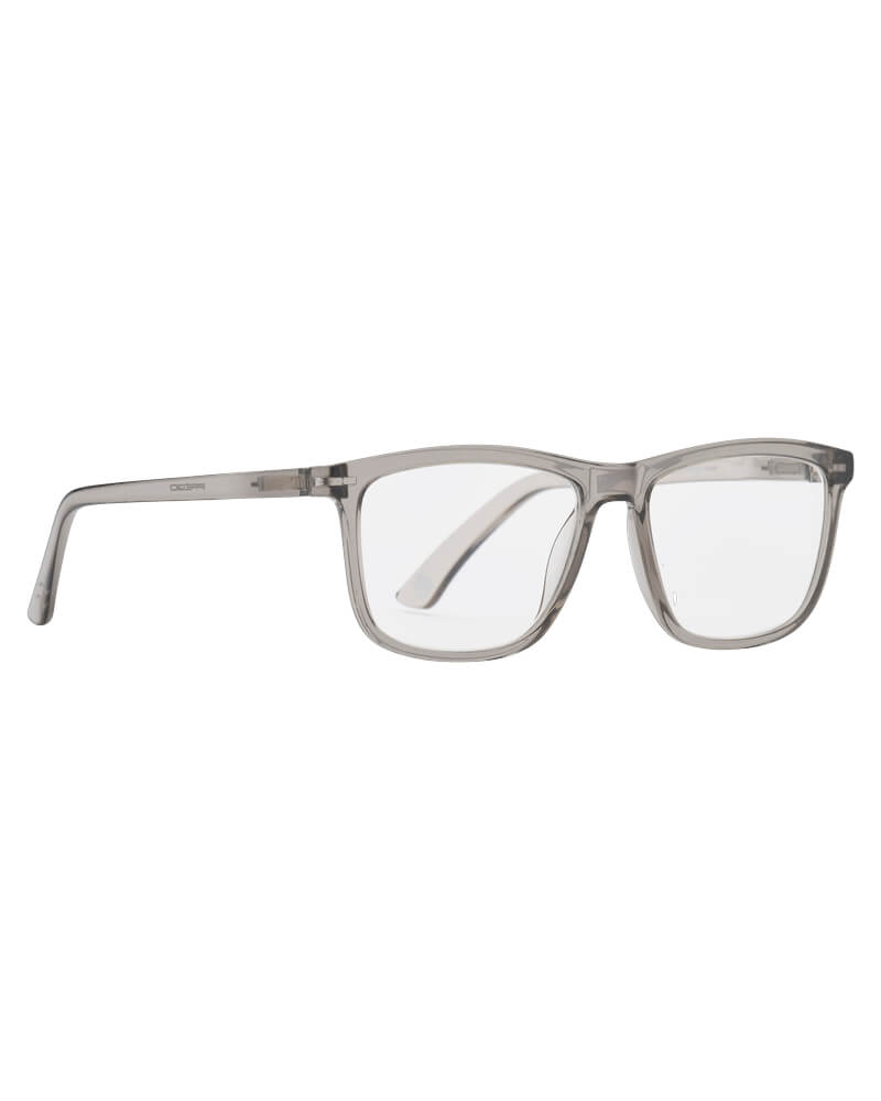 Prego Transparent Grå Læsebrille +2.00