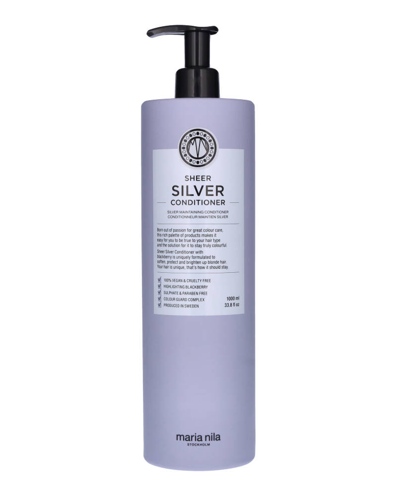 Maria Nila Sheer Silver Conditioner (Stop Beauty Waste) 1000 ml