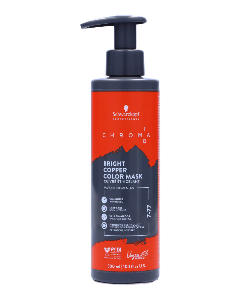 Schwarzkopf Chroma ID Color Mask Bright Copper 7-77 (Stop Beauty Waste) 300 ml