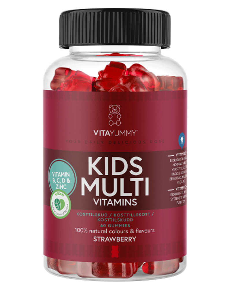 Billede af VitaYummy Kids Multi Vitamins Strawberry   60 stk.