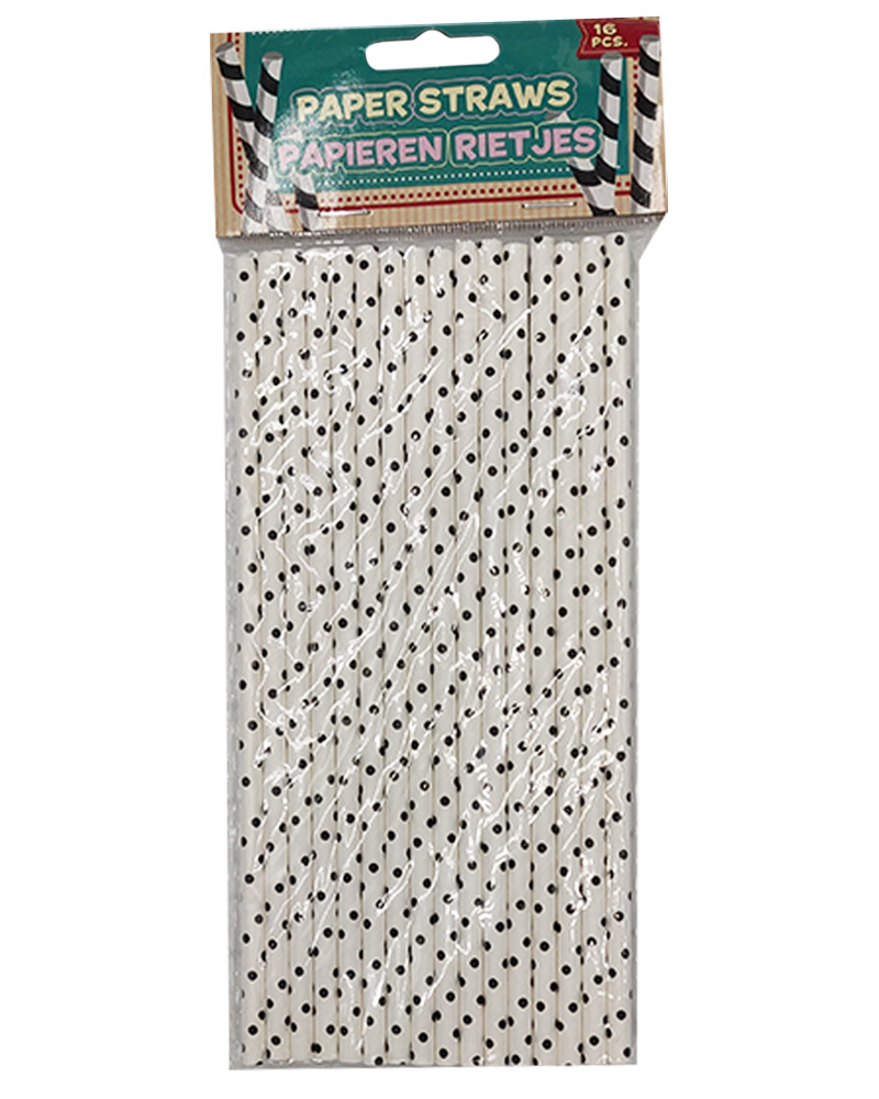Party Collection Papirsugerør Stjerner (U)   16 stk.