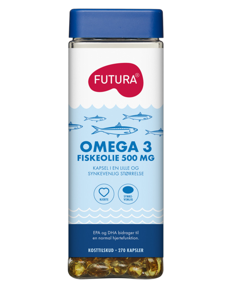 Futura Omega-3 Fiskeolie 500mg   270 stk.