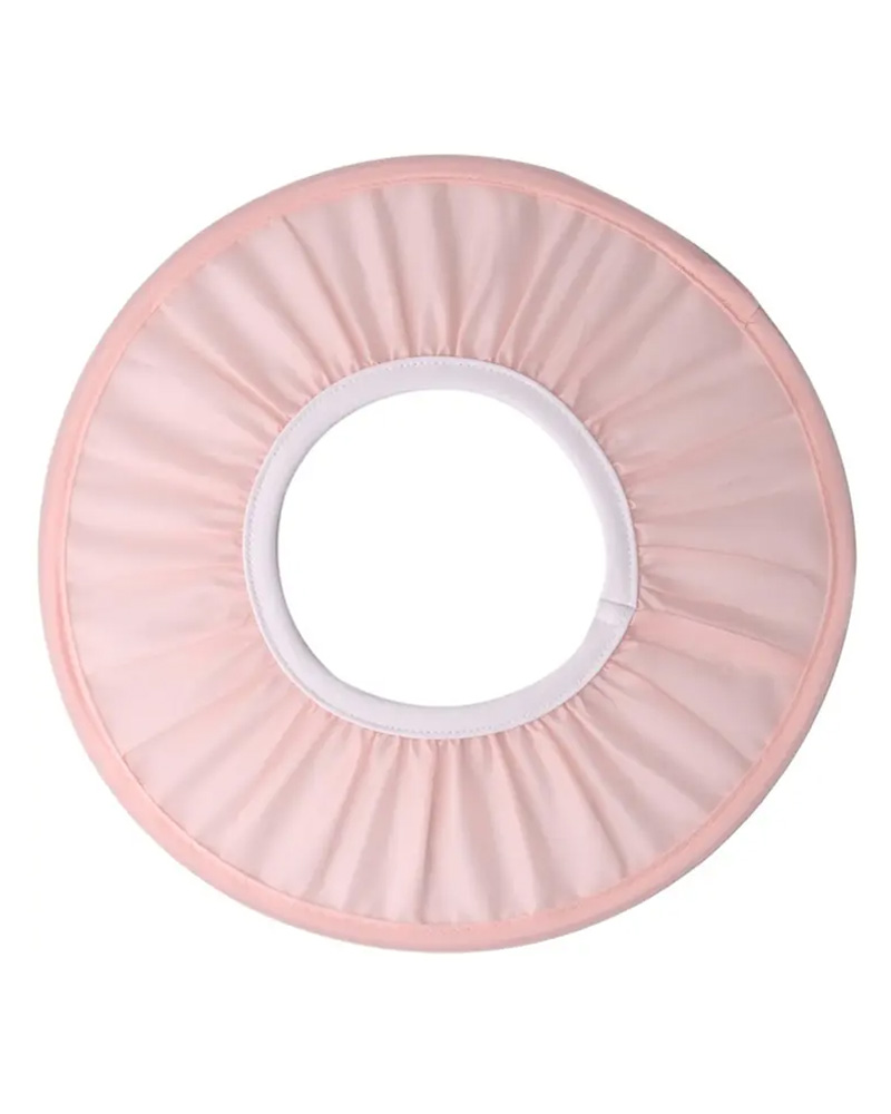 Shower cap med blød elastik, rosa