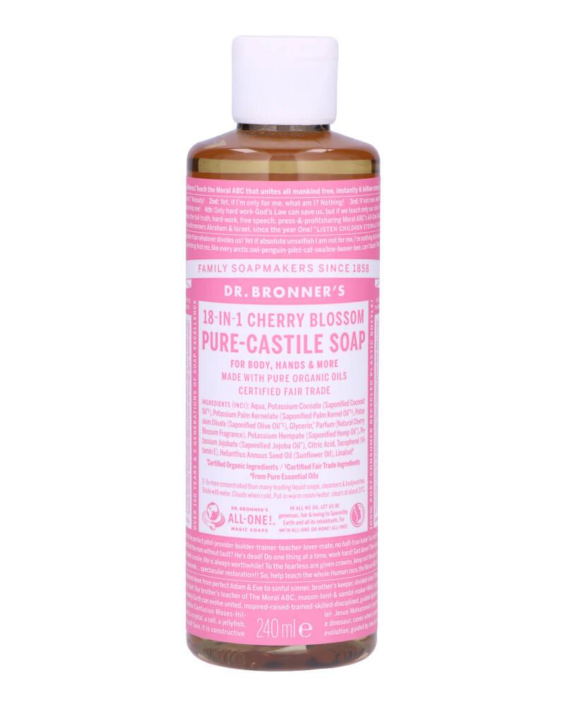 Dr. Bronner's Pure-Castile Soap Cherry Blossom 240 ml billede