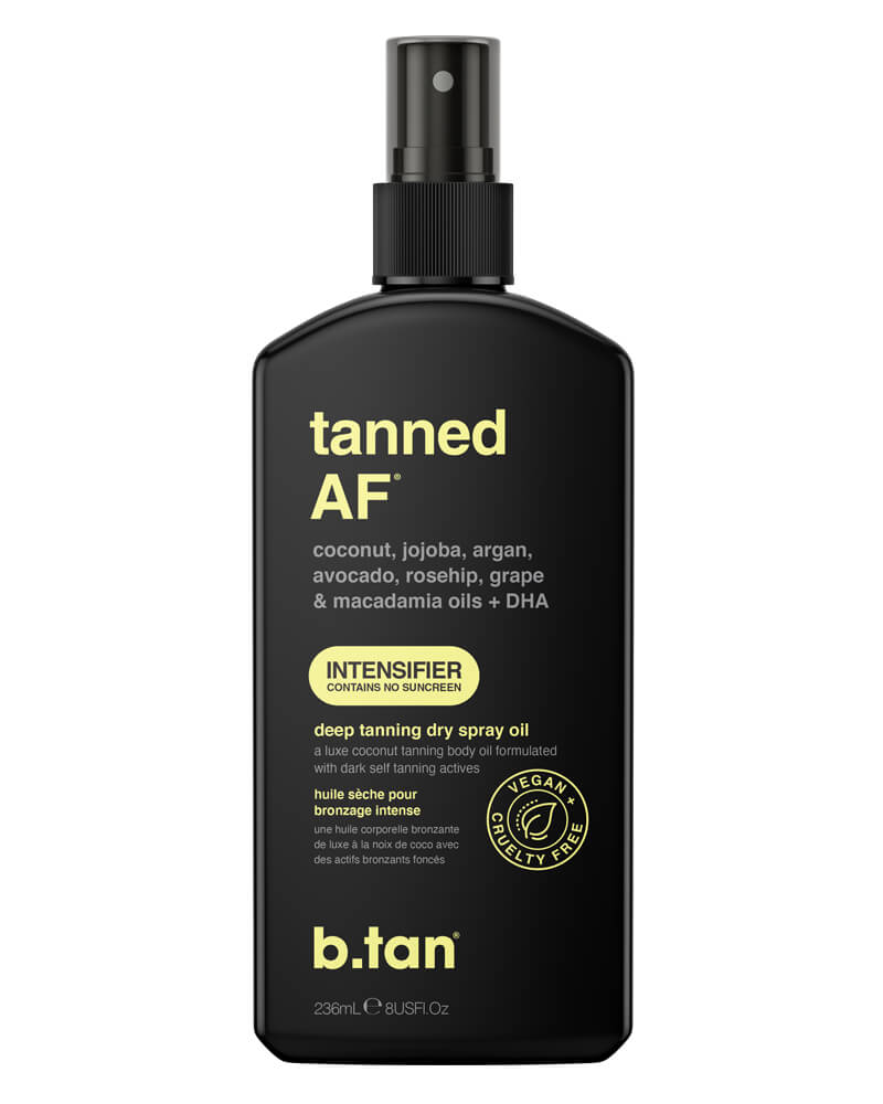 Billede af b.tan Tanned AF Intensifier Deep Tanning Dry Spray Oil 236 ml