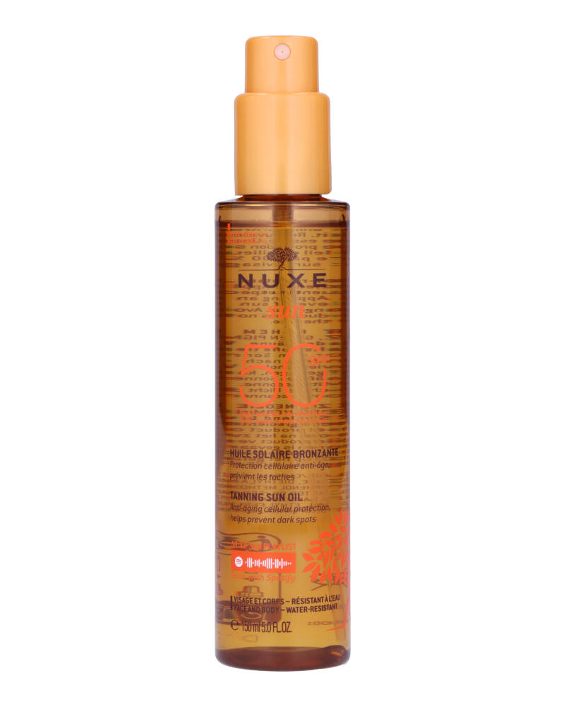 Nuxe Sun Tanning Oil High Protection SPF 50 150 ml