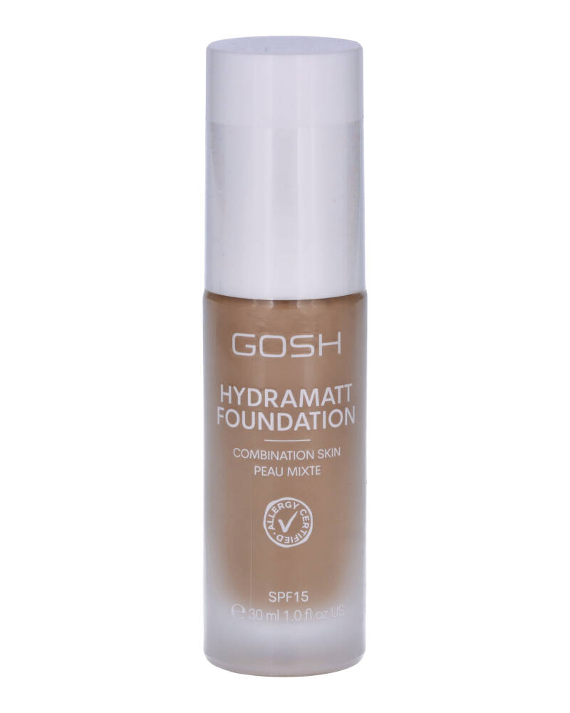 Gosh Hydramatt Foundation Combination Skin Peau Mixte 012Y Medium Dark 30 ml billede