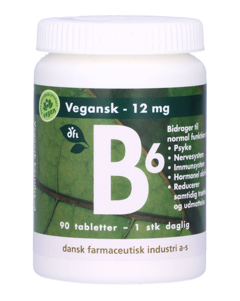 Berthelsen Naturprodukter - B6 12mg   90 stk. billede