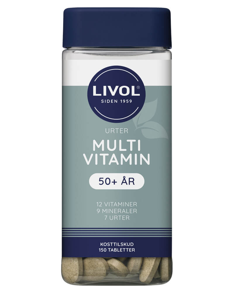 Livol Multivitamin m.urter 50+ - 150 tabletter