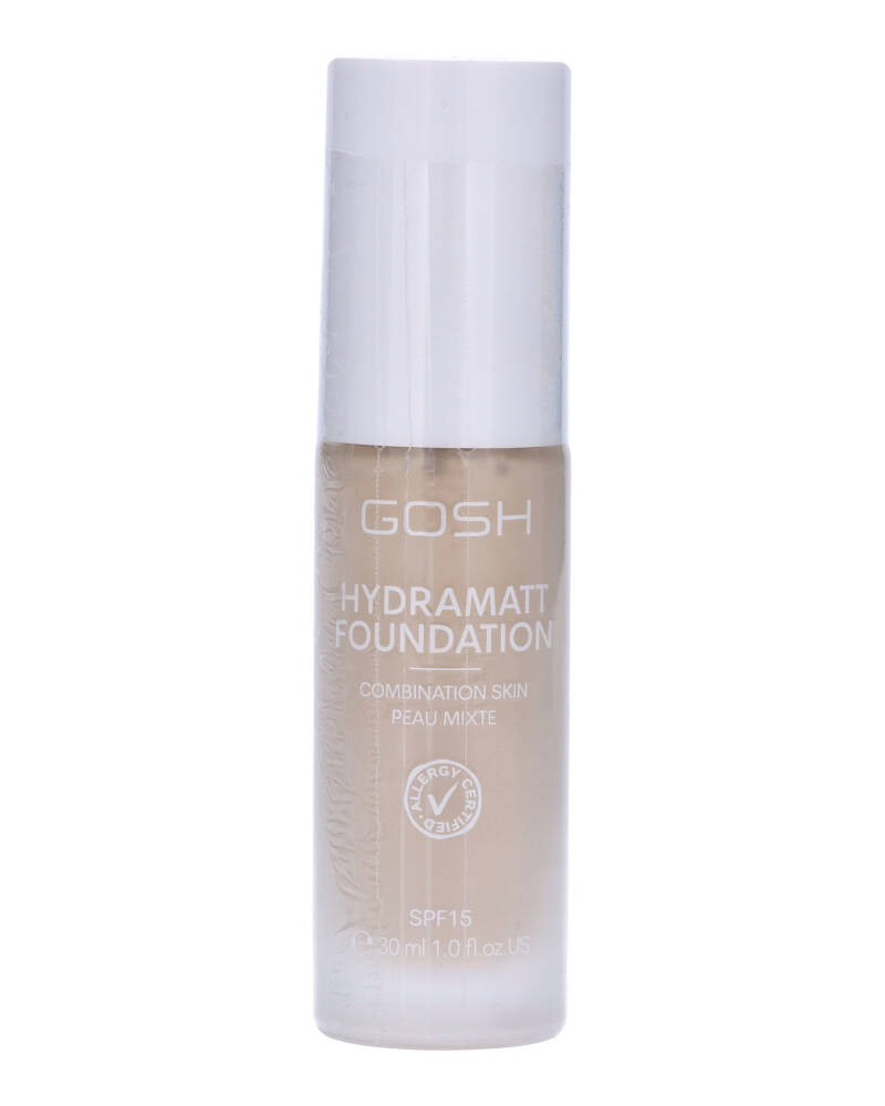 Gosh Hydramatt Foundation Combination Skin Peau Mixte 002Y Very Light 30 ml