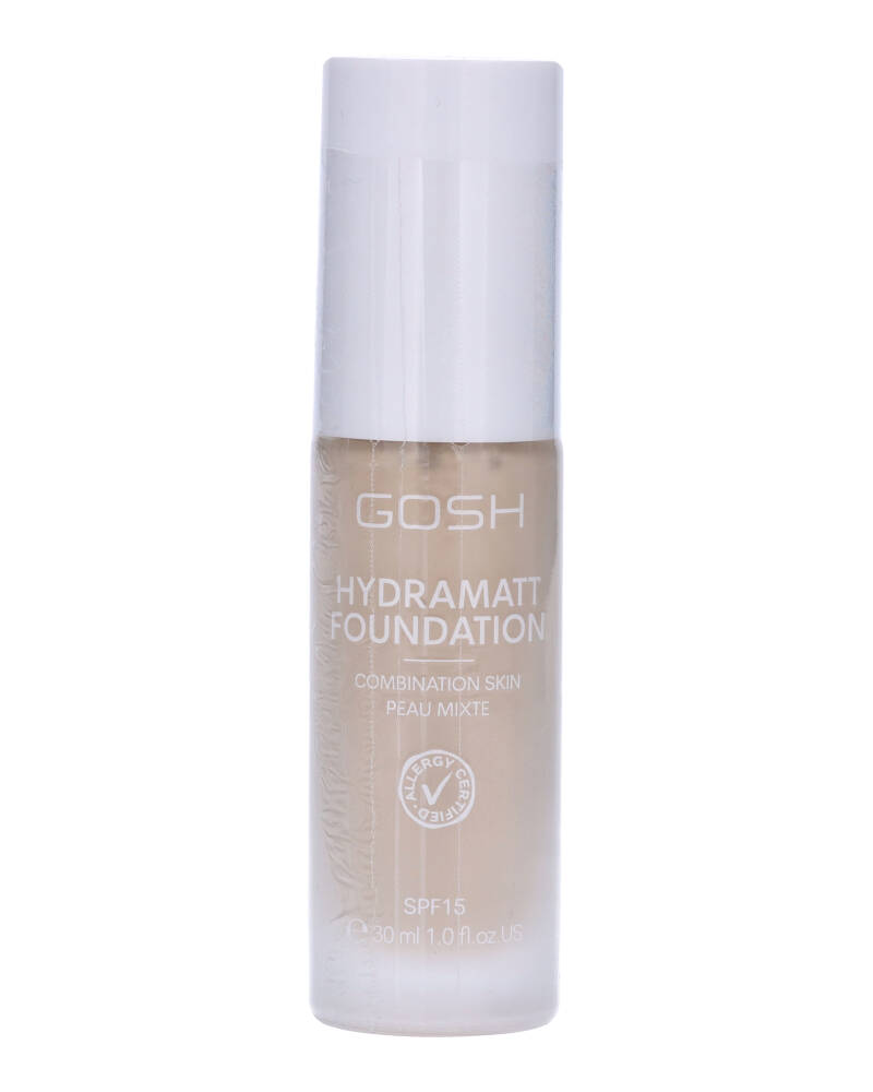 Gosh Hydramatt Foundation Combination Skin Peau Mixte 002Y Very Light 30 ml billede