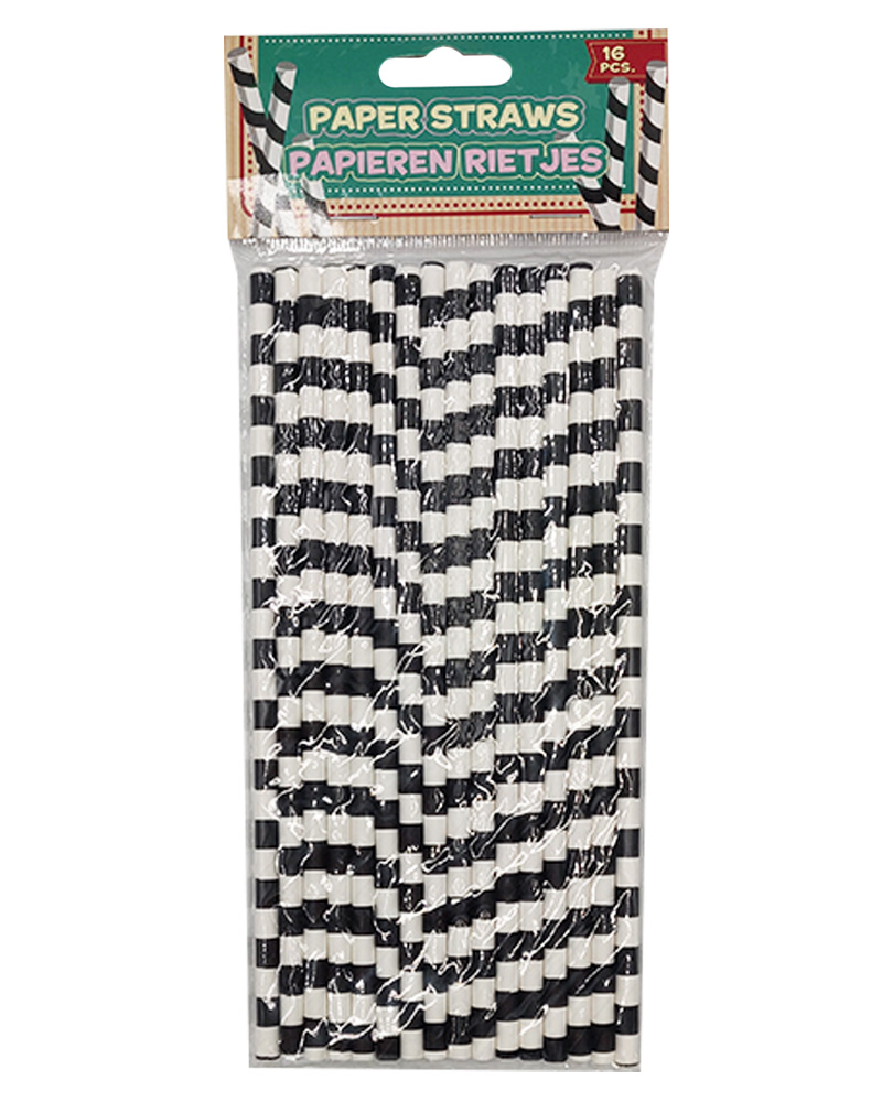 Party Collection Papirsugerør Tern (U) 16 stk.