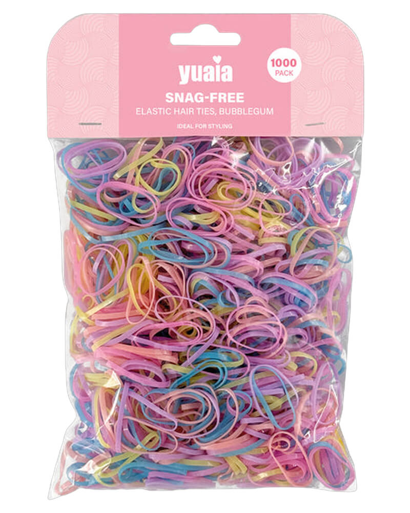 Yuaia Snag-free Elastic Hair Ties Bubblegum 1000 stk.