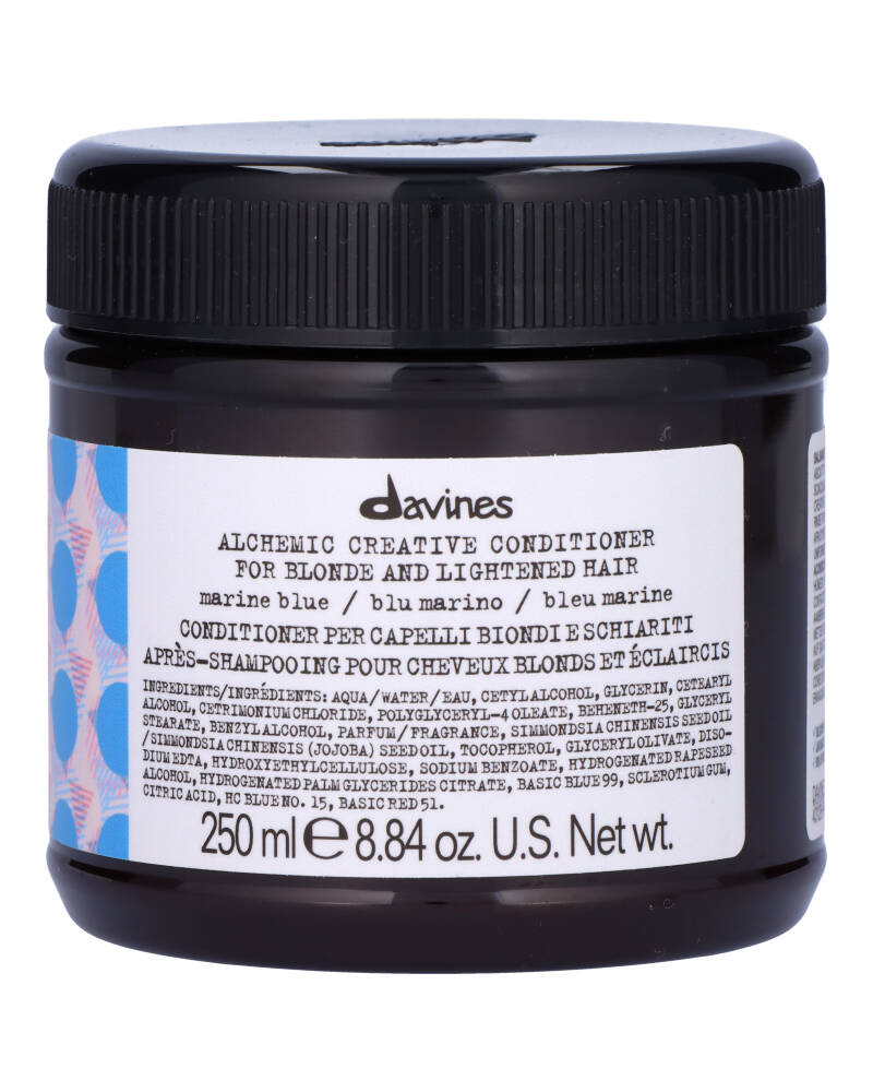 Davines, Alchemic, Hair Colour Conditioner, Marine Blue, Enhances Color Vibrancy, 250 ml For Women