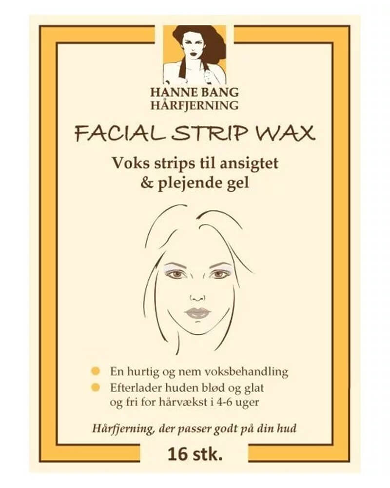 Hanne Bang Facial Strip Wax   16 stk.