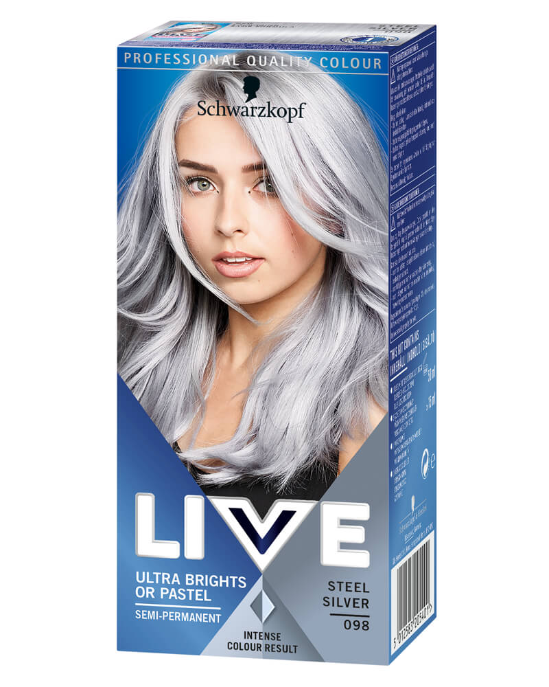 Schwarzkopf Live Ultra Brights 98 Steel Silver (U) 50 ml