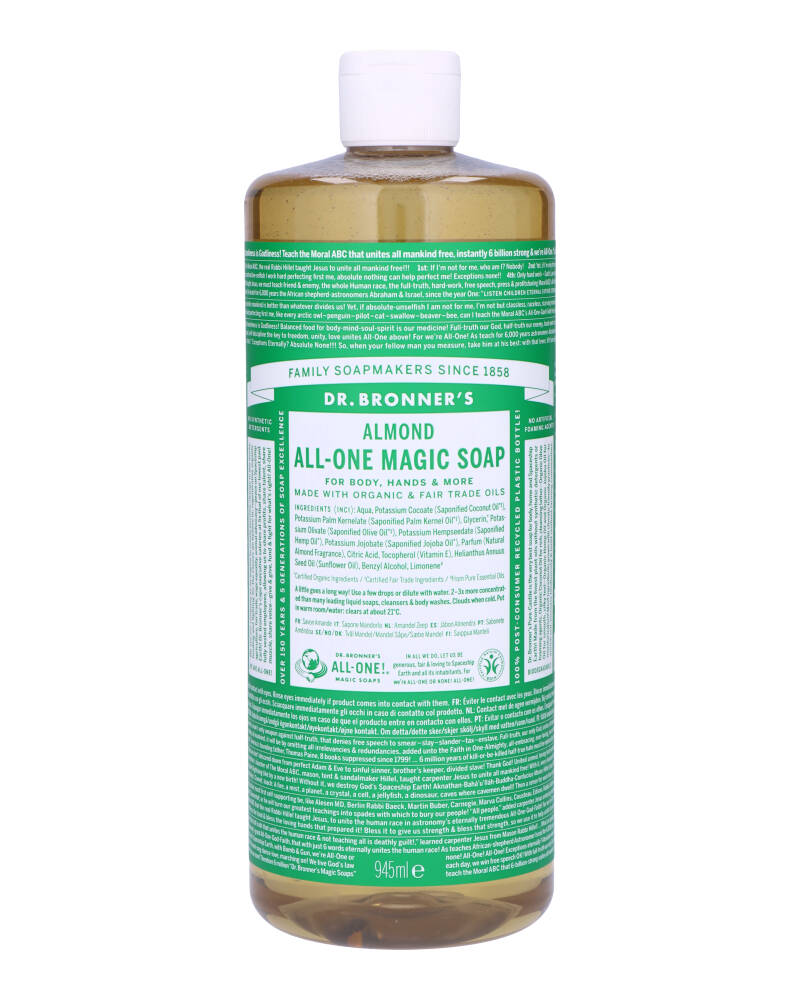 Dr. Bronner's Pure-Castile Soap Almond 945 ml billede