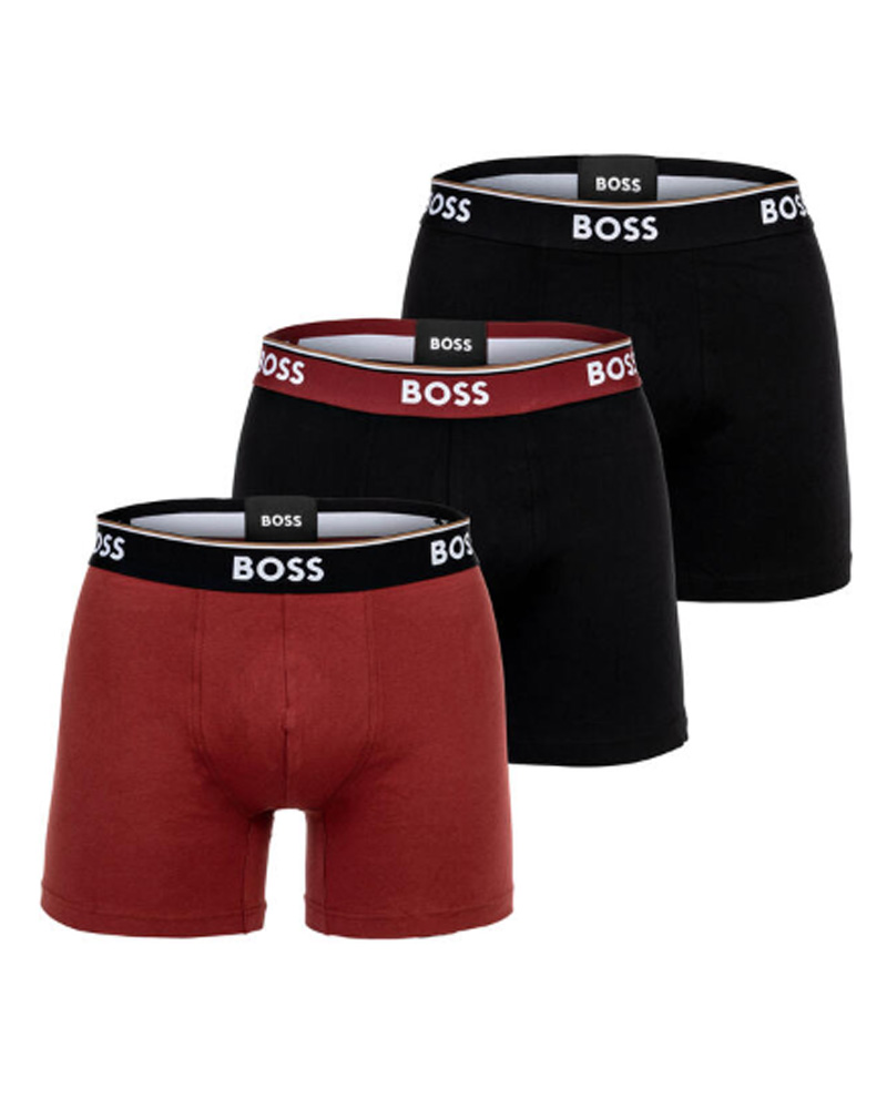 Hugo Boss 3-pack Boxer Brief Cotten Stretch Str. L   3 stk. billede